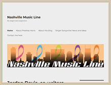Tablet Screenshot of nashvillemusicline.com